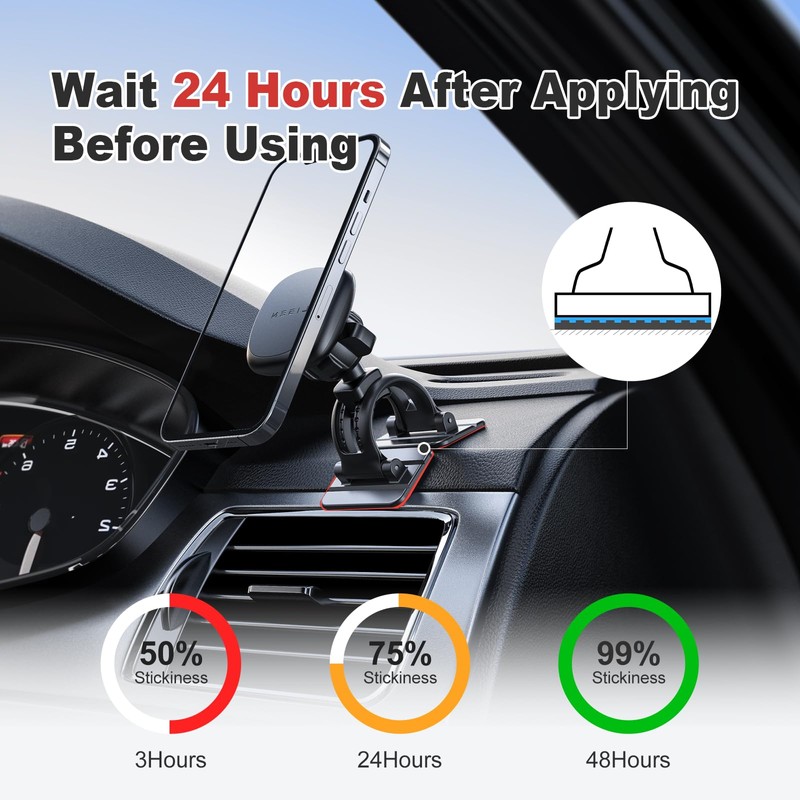 Sticky Adhesive Pads Replacement for Car Dashboard Magnetic Phone Mount
