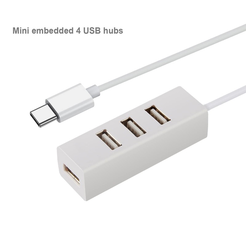 AYECEHI USB C a USB Hub 4 Puertos USB C