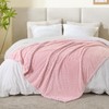 BEDELITE Fleece Blanket Twin Blanket for Bed Couch, 3D Jacquard