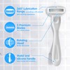 DreamGenius Razors for Women Include 1 Non-Slip Metal Handles and