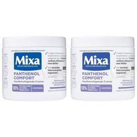 Mixa Panthenol Comfort Cream 400ml set of 2, large capacity for whole body dry and sensitive skin soothing moisturizing / 믹사 판테놀 컴포트 크림 400ml 2개 세트 전신 건성 민감성 피부 진정 보습용 대용량