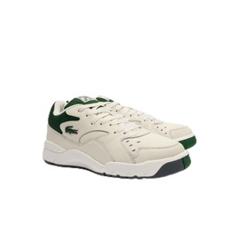 Lacoste Men's Aceline 96 124 1 SMA, Off White/Dark Green, 9.5