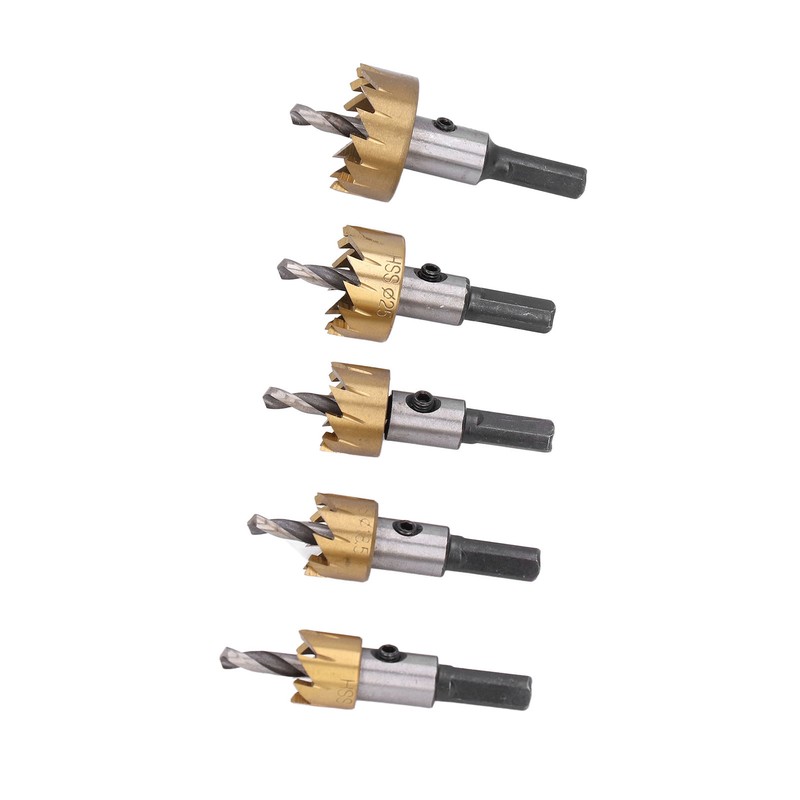 5pcs High Speed Steel Hole Drill Opener High Speed Steel