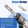 Two Stage Auger Adapter Alloy Steel Auger Drill Attachment Fits