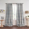 Elrene Home Fashions Farmhouse Living Grainger Buffalo-Check Blackout Window Curtain,