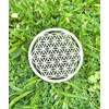 Set of 6 Coasters Flower of Life Birch Wood Diameter