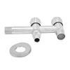 G1/2 Stainless Steel Faucet 1 Inlet 2 Outlet Washing Machine