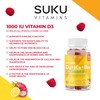SUKU Vegan D3 + K2 + B12 Gummies
