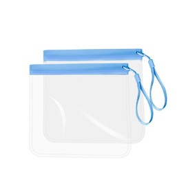 Generic Clear Liquid Bags for Airport, Clear Travel Bag, Liquids Bag for Airport, 20cm x 20cm Clear Bag Airport, Travel toiletries Bag Travel Liquids Bag