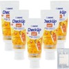 kurahooon 5pcs Check-Up Gel Lemon Tea 60g Toothpaste with kurahooon Cotton Set