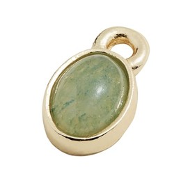 Alex and Ani Green Aventurine Hoop Earring Charm