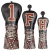 Golf Club Head covers Wood Set 3 PACKS 1FH DR