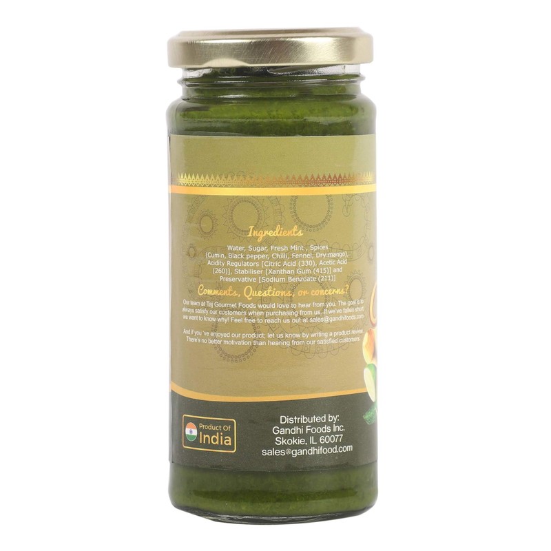 TAJ Mint Chutney | Fresh Mint Chutney | Pudina Chutney