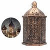 Hanging Lantern Outdoor Lamp Iron Retro Style Home Decoration Ornament