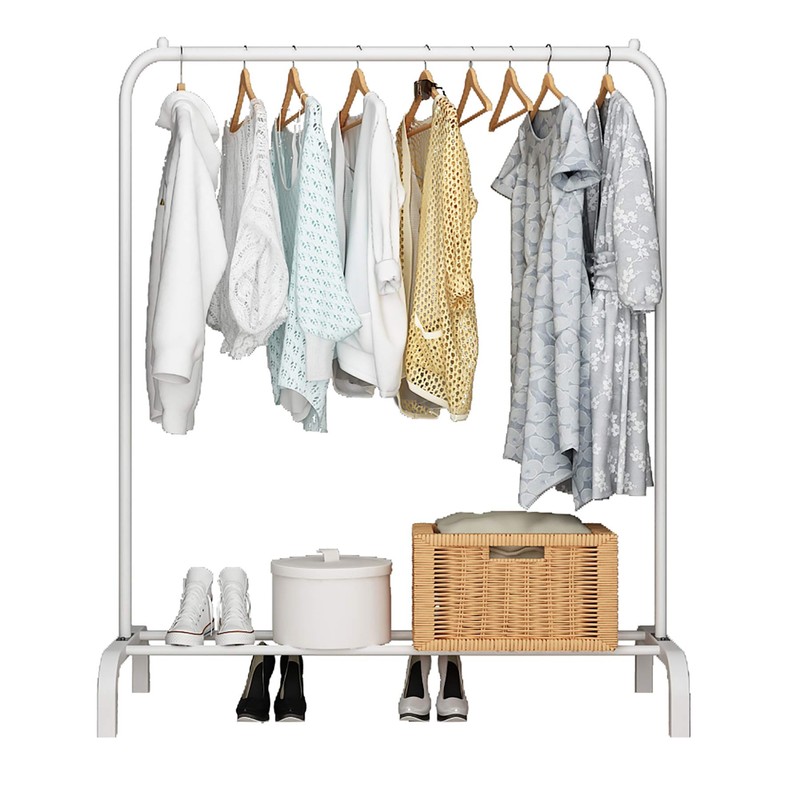 Fe Senora Clothes Drying Racks Clothing Storage Garment Rack Single