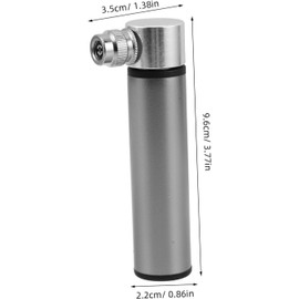 Mini Bomba de Bicicleta Portátil de Aleación de Aluminio Válvula Americana y Francesa, Ligera y Compatible para Montaña y Carretera