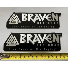 Unbranded 2 BRAVEN OFFROAD DECALS STICKERS utv overland pitbull racing powersports atv rv