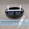 2 Set 110mm Ceiling Light Plate Kit Ceiling Lighting Bracket