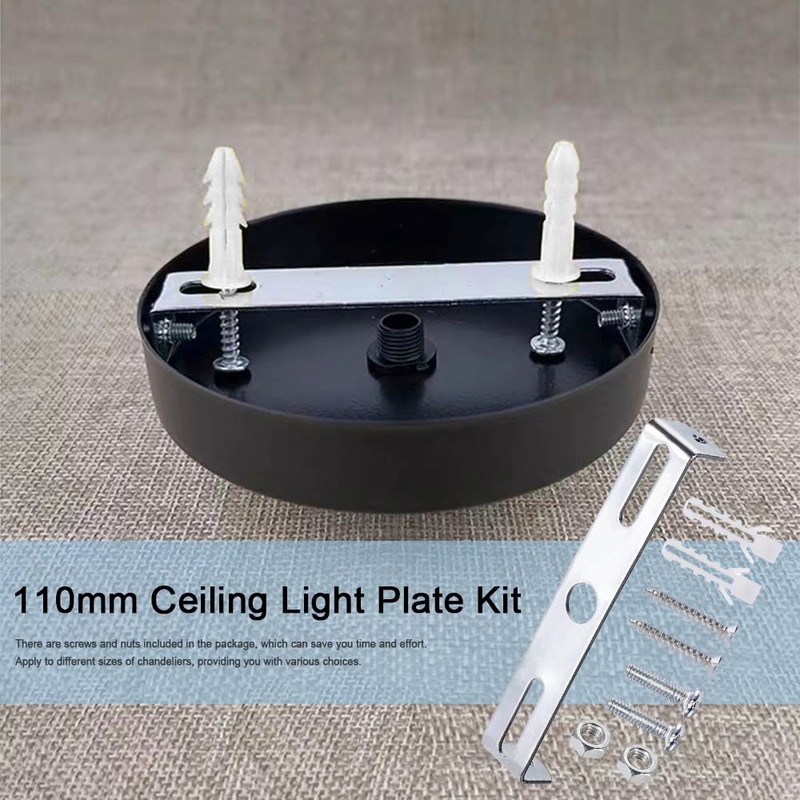 2 Set 110mm Ceiling Light Plate Kit Ceiling Lighting Bracket