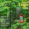 DYSHIPEN Metal Clamp-On Deck Hook for Bird Feeder,Accessory Hook for
