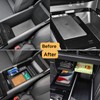 LBNCOBAG 2PCS Centre Console Organizer Compatible with 2025 Toyota Camry