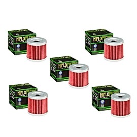 Hiflofiltro 2006-2009 Suzuki LTR450 Genuine HiFlo Oil Filter HF139 LT-R LTR 450 - Pack of 5