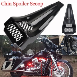 Unbranded Motorcycle Black Chin Spoiler Scoop For Harley Electra Glide Ultra Limited FLHTK