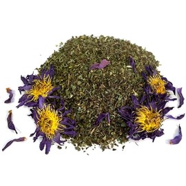 MQH Wholefoods™ Lotus Flowers Tea Herbal Pre Mix Mixed Blends Premium Quality! AVAILABLE IN 15+ BLENDS (Lemon Balm & Lotus Tea Mix, 50g)