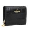 Coach C2862 CH594 Women's Bifold Wallet Wallet Compact Leather Wallet