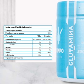 Glutamina Poseidon Olimpo 100 Pura 300g Sin Sabor, 60 Porciones, Suplemento Alimenticio, Calidad Pura                                                 