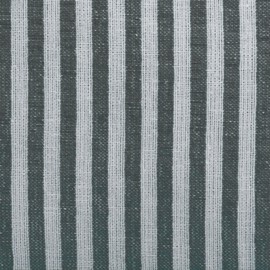 DII 100% Cotton Seersucker Striped Tabletop Collection, Gray, Table Runner, 14x108, 1 Piece