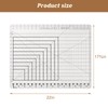 Slotted Quilting Ruler 17-3/4in x 22in - Ruler for Quilting