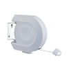 ST-262-RETRACTABLE-CLOTHE15M Metaltex Single Line 15 m Outdoor Retractable Washing Line,