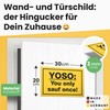 DankeDir! YOSO You Only Sauf Once Sign 30 x 20