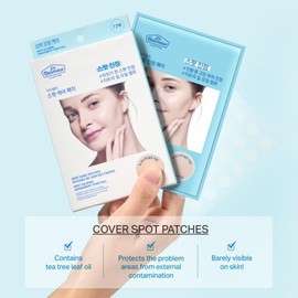 Dr. Belmeur Clarifying Spot Soothing Patches 216 Count, Tea Tree Oil Acne Pimple Patch, Spot Care Treatment, Face Blemish Protect Invisible Cover Sticker, Korean Skincare, Beauty