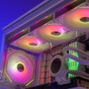 TZMRIT UNI FAN White 3-Pack Infinity Fan 120mm RGB V120mm