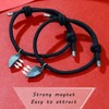 Magnetic Bracelets for Couples, Matching Bracelets Boyfriend Girlfriend Gifts Long