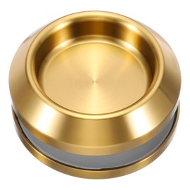 PATIKIL Round Sliding Glass Door Handle, 304 Stainless Steel Back-to-Back Bathroom Door Handles Pull Knob 2.3" OD with Screw for Shower Balcony Office Sliding Doors, Gold