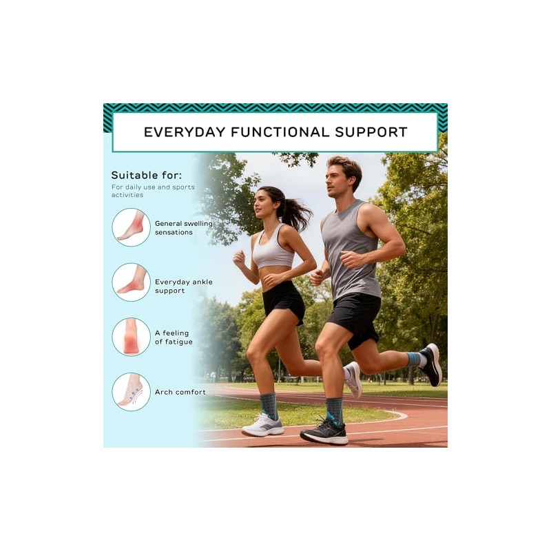 bonmedico Ankle Support – Comfortable Sports Ankle Brace for Stability