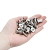 Xrfoiniu 50Pcs M8x15mm Silver Furniture Bolts Barrel Nut & Bolt