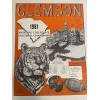 Clemson Tiger 1981 National Championship Vintage Poster