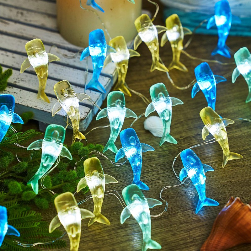 Nautical Theme Sea Life Decorative Fairy String Lights (Whale Shark)