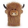 Curly-haired Highland Cow Driver Headcover Funny, Soft Cozy Plush Animal