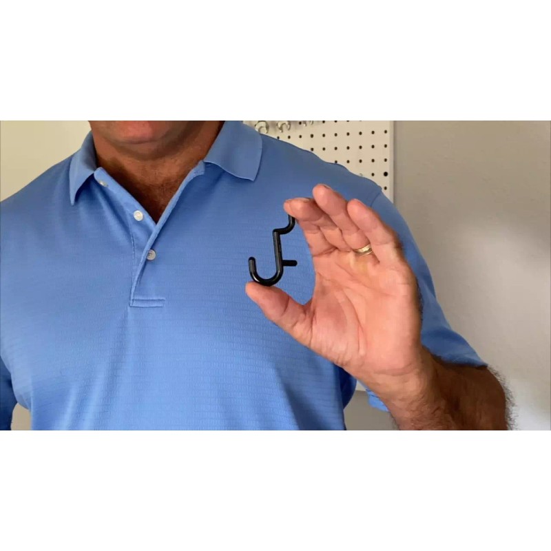 WallPeg 200 Locking J Peg Hooks Kit for Pegboard Panel