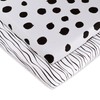 Bassinet Sheet Set 2 Pack 100% Jersey Cotton Black and