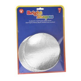 Hygloss Products Mirror Board Circles – Silver, Shiny Metallic Mirror Cardstock - 3 Inches, 25 Pack