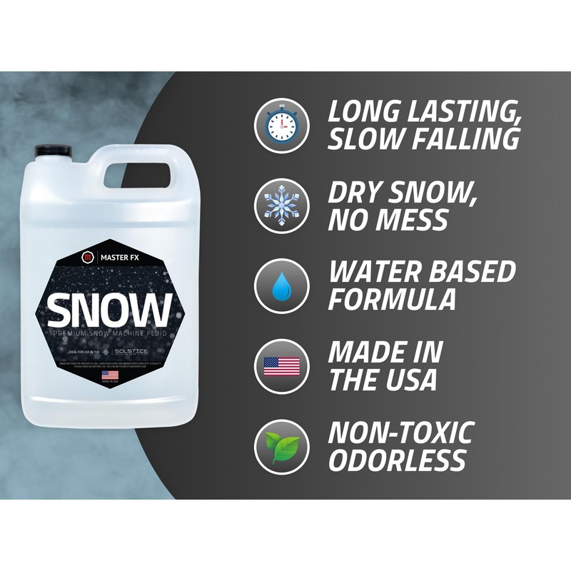 Snow Machine Fluid - Evaporating Snow Machine Fluid - Creates