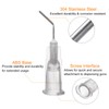 sourcing map 100pcs Blunt Tip Dispensing Needles, 22 Gauge 45