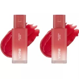Inga 잉가 벨벳 슈 보송 발색 틴트 데일리 체리 파이 X2개 Inga Velvet Shoe Moisturizing Color Tint Daily Cherry Pie X2