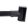 JS Jackson Supplies Double Curved Shower Rod, Metal Construction, Adjustable